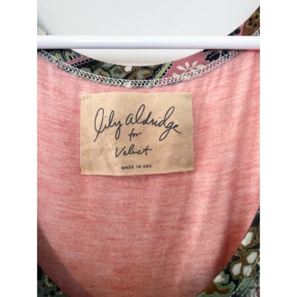 Lily Aldridge for Velvet Sleeveless Boho Patterned Maxi Dress Size XS - Picture 2 of 5